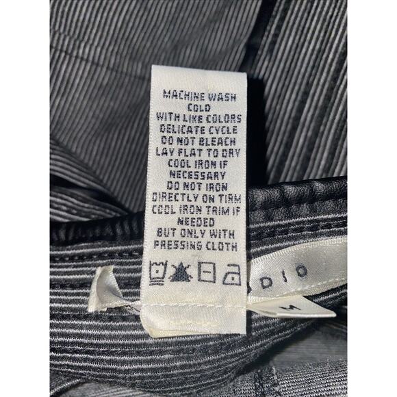 Max Studio Dress Women's Medium Black/Gray Striped Pencil Sleeveless - Picture 9 of 9